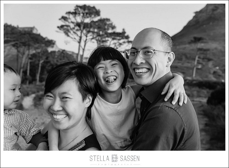 natural moment during a family shoot