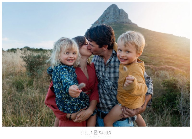 Family photo shoot on Signal Hill Cape Town